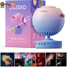 POCOCO Galaxy Projector + Realistic Constellation-2 Discs (6 Pieces) FREE SHIP