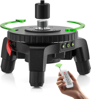 Huepar Electric Rotating Base for Laser Level   Remote Control, Dual-Speed 0.088
