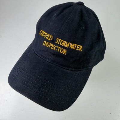 Port & Company Certified Stormwater Inspector Dad Hat Men's Adjustable Navy Blue