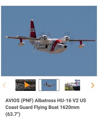 Hobby King AVIOS (PNF) Albatross HU-16 V2 US Coast Guard 1620mm SKU:9310000458-0