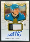 2024-25 The Cup Macklin Celebrini NHL Collection Rookie Patch Auto #16/25