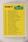 Sesame Street TV Show 1992 Trading Card Checklist #1 ENG Canada L020725