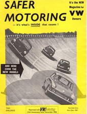 VW Safer Motoring Magazine...Very first issue (Re-Print)