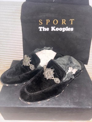 The Kooples Pantoletten mit Schmuck 37 sehr guter Zustand 