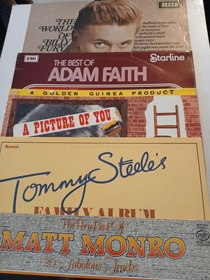 STARS OF THE SIXTIES JOB LOT OF FIVE (5) VINYL ALBUM LP'S FAST DISPATCH 