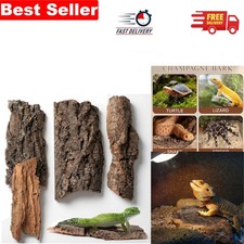 Versatile Cork Bark Tube Accessories for Reptiles – Stain & Fade-Resistant