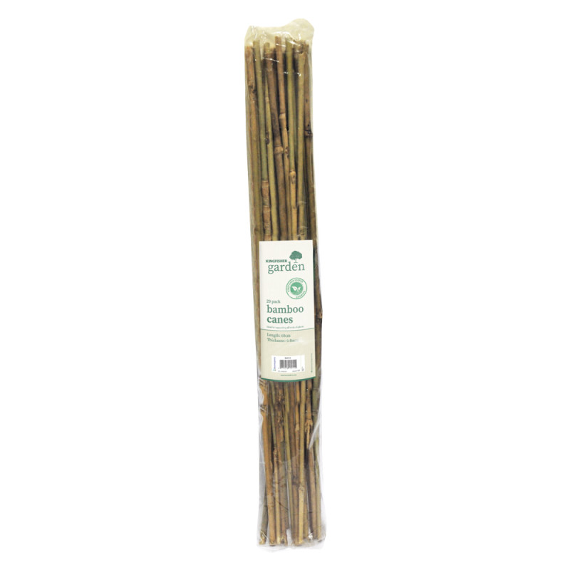 60cm Strong Thick Garden Bamboo Canes Stick Stakes Plant Wooden Support Stand