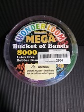 The Beadery Wonder Loom Mega Bucket of Bands with Tool, 8000 Pieces
