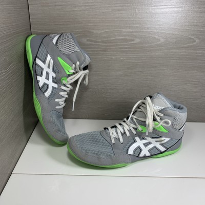 Asics Snapdown 3 Grade School 1084A009 Youth US 5 Gray Mesh Wrestling Shoes