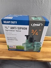 Orbit 57623-20 rG 3/4" FPT 100 Series Anti-Siphon Automatic Sprinkler Valve NIB