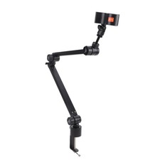 Microphone Boom Arm Desk Clamp Adjustable Mic Stand Streaming Gaming Black