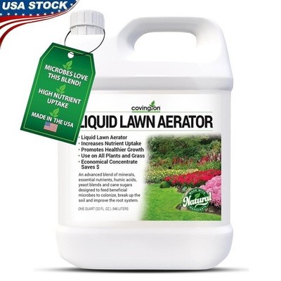 Liquid Soil Aerator Conditioner Lawn Garden Clay Soil Softener Root Growth 32oz