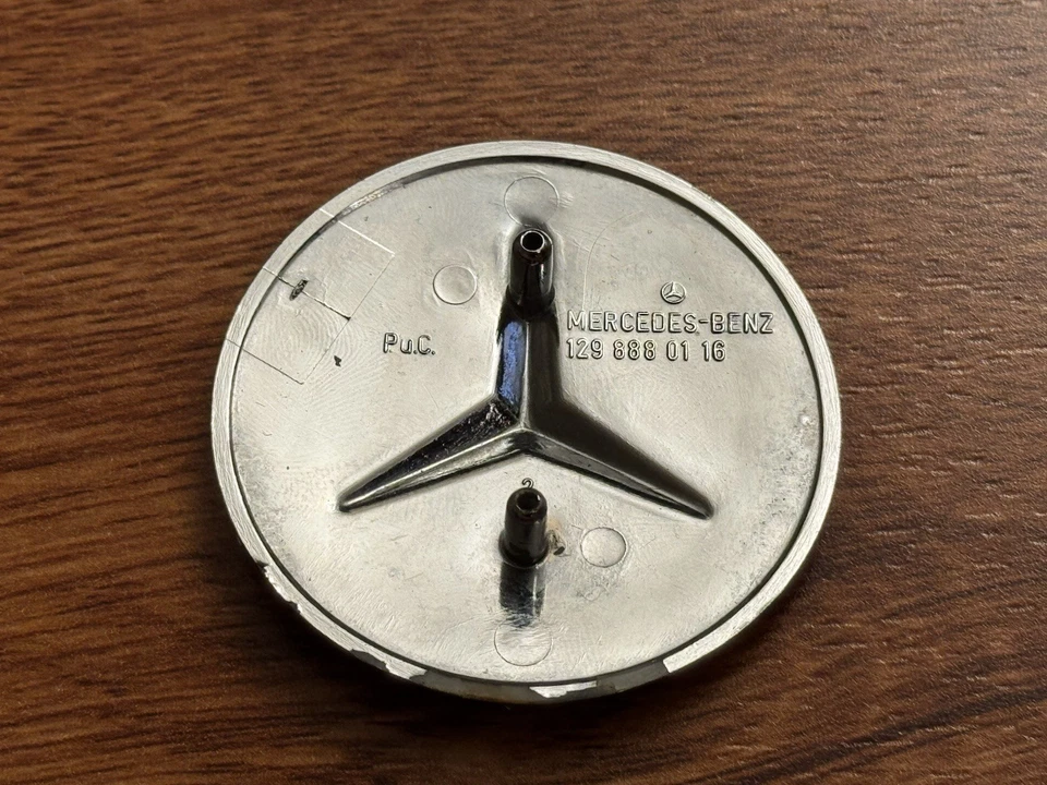 原始设备制造商 1990 - 2002 梅赛德斯 - 奔驰 R129 SL 前罩徽章徽章 — 第 2/2 张图片