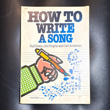 How to Write a Song Maestro Paperback Songwriting 1985 Illus Inscribed
