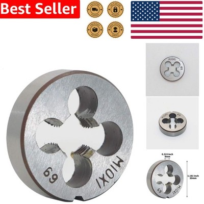 High-Quality HSS Round Die M10x1 Machine Thread for Steel/Iron
