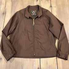 Vintage h.i.s Sportswear Brown Lightweight Classic Men’s Jacket Size 40 Regular