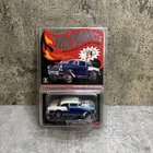 HOT WHEELS '55 CHEVY BEL AIR GASSER RED LINE CLUB EXCLUSIVE 2016 CLUB CAR blue