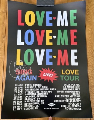 Stephen Sanchez SIGNED Love, Love, Love UK & Europe 2026 Tour Lithograph Poster
