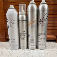 Lot of 4 Nick Chavez Hair Sprays/Mousse Some are really old READ