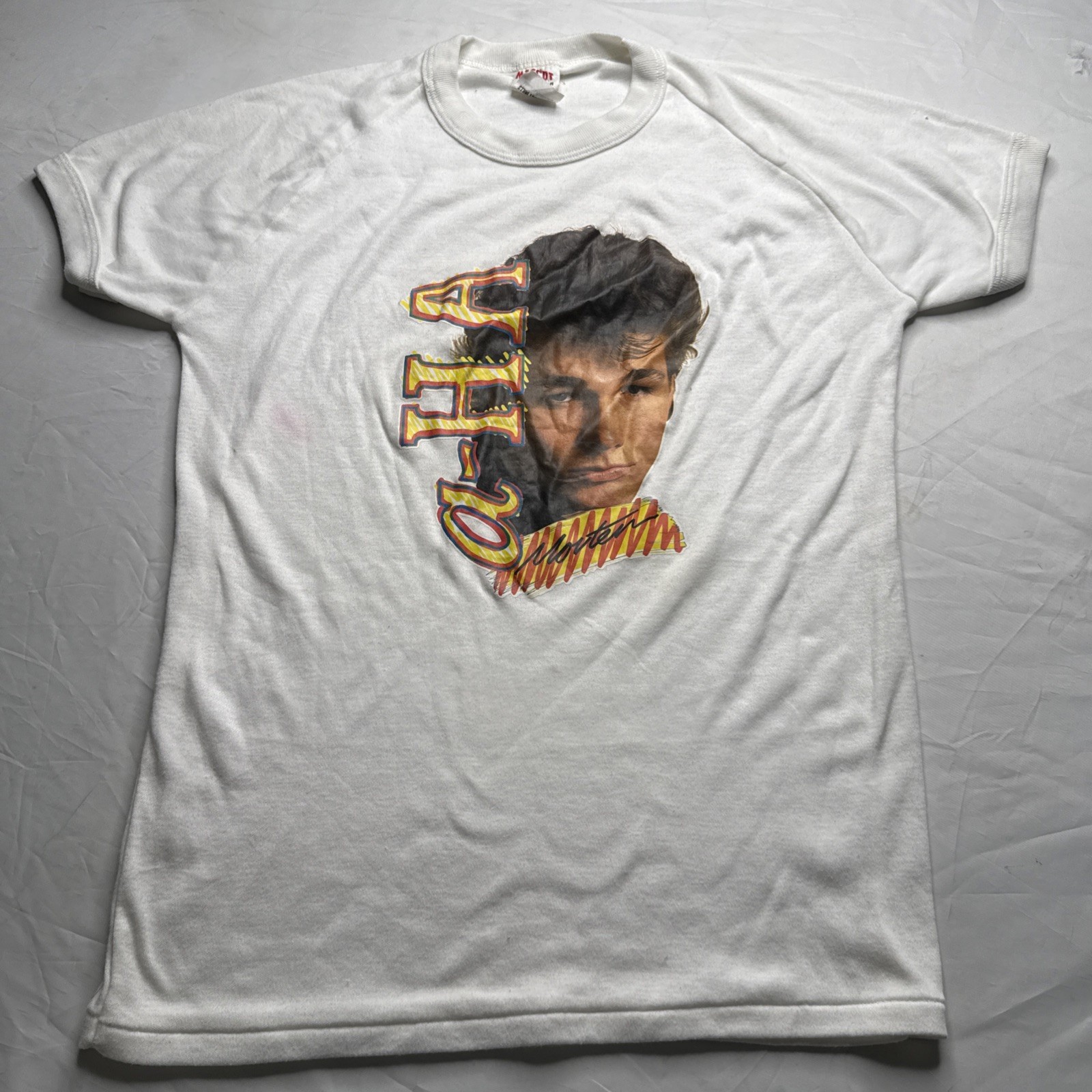 A-ha Morten Size 14 T-shirt Made In Australia Rare Pre Owned