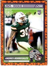 2025 Score-A-Treat #76 Andres Borregales New England Patriots Rookie NFL