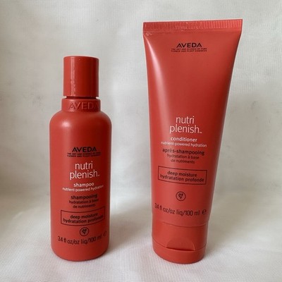 Aveda Nutriplenish Shampoo&Conditioner Deep Moisture- 3.4oz/100ml Each  New