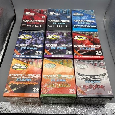 Assorted Pick Your Own Full Box of 24 Cyclones PreRolled Cones w/ Free Shipping