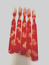 5-PACK FUN Vintage NEW Designer Toothbrush By Alan Stuart New York