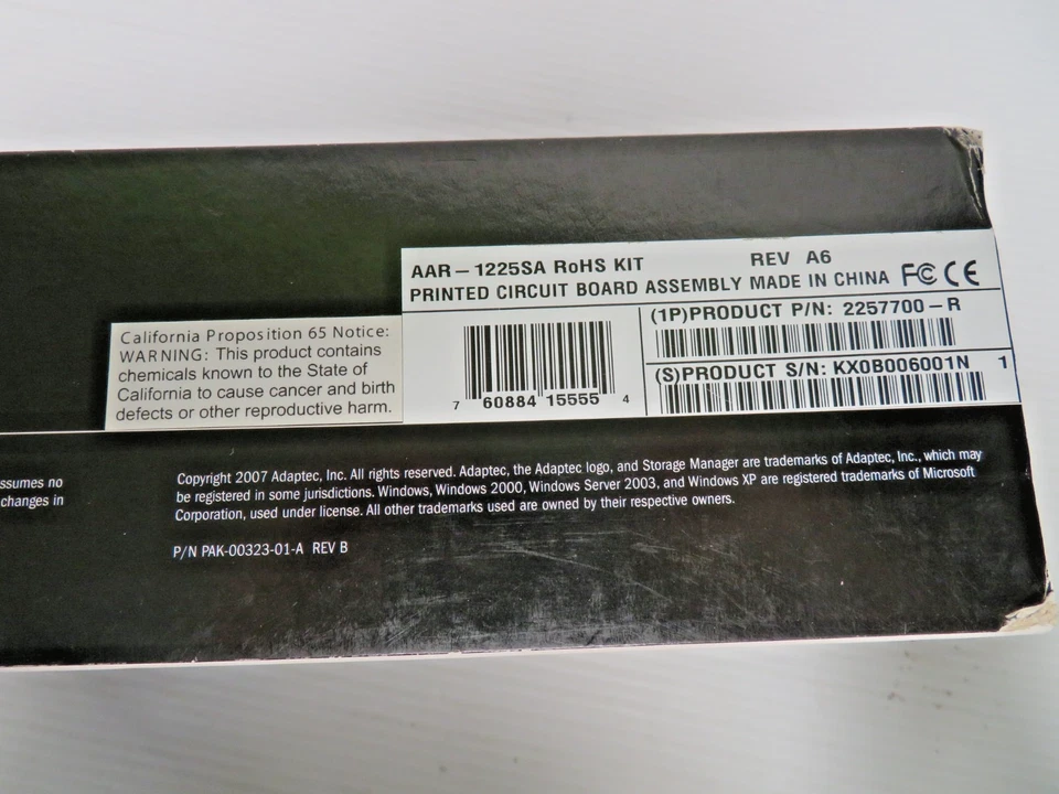 NEW ADAPTEC RAID AAR-1225SA ROHS KIT PRINTED CIRCUIT BOARD ASSEMBLY - Image 4 of 4