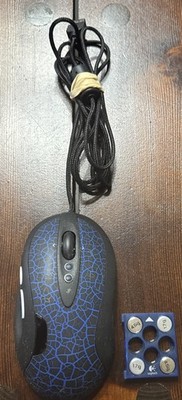 Logitech G5 Gaming Mouse Wired Blue M-UAH113A Used Tested