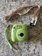 Fujifilm Instax Mini 9 Lime Green Instant Film Camera w/ Strap TESTED