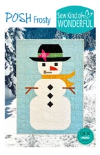 Posh Frosty Wall Hanging Pattern by Jenny Pedigo