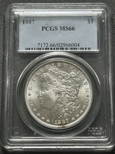 1887 MS66 Morgan Silver Dollar PCGS