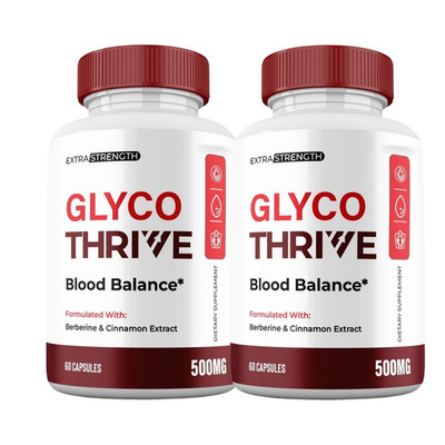 2-Pack Glyco Thrive Capsules   GlycoThrive Natural Glycogen Support - 120 Caps
