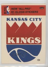 1976-78 Fleer NBA Basketball Team Stickers Kansas City Kings Team (Red) 1nw5