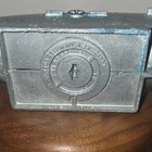 Duro Rocket Mechanical Bank Silver Metal USA Star Emblem Collectible Decorative — photo 6