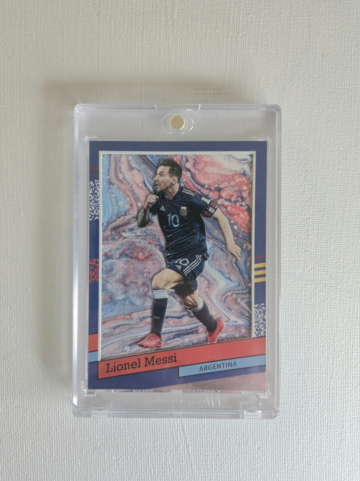Lionel Messi 1/1 Custom Art Card By Artist Keith Kelley Auto By Artist Argentina