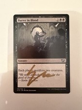 MTG Barter In Blood (C15) #115 Signed AP Eric Deschamps NM/M