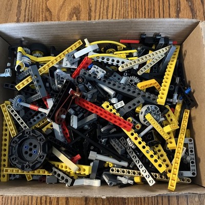 Lot Of Lego 2 Pound Bulk Technic Random Parts Gears Beams 2 Lbs Axles Connectors