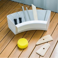 Pottery Wheel Tool Holder Easy to Clean Container Hanging Box Storage