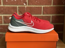 Nike Star Runner 3 GS Red Grey White Size 6.5Y or 8 Womens New Sneakers Shoes