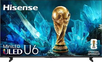 Hisense - 50'' Class U6 MiniLED QLED UHD 4K HDR Glare-Free Smart Fire TV with ...