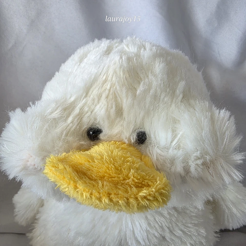 Webkinz White Duck Plush Stuffed Animal No Code Bean Tush Ganz 9 Inch HM148 - Image 2 of 4