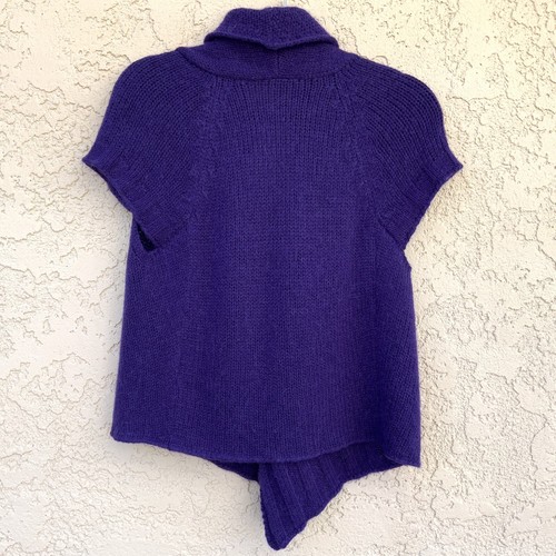 Maglione cardigan OSKA Germany misto lana alpaca taglia S 1 manica corta aperto davanti - Foto 6 di 22