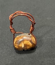 Artisan Handmade Wire Wrapped Bead Pendant