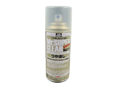 Mr.Hobby B523 Mr.Super Clear Spray trasparente opaco anti-UV (170ml) modellismo