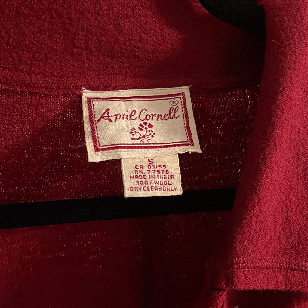 vintage April cornell . April Cornell wool jacket… - image 10