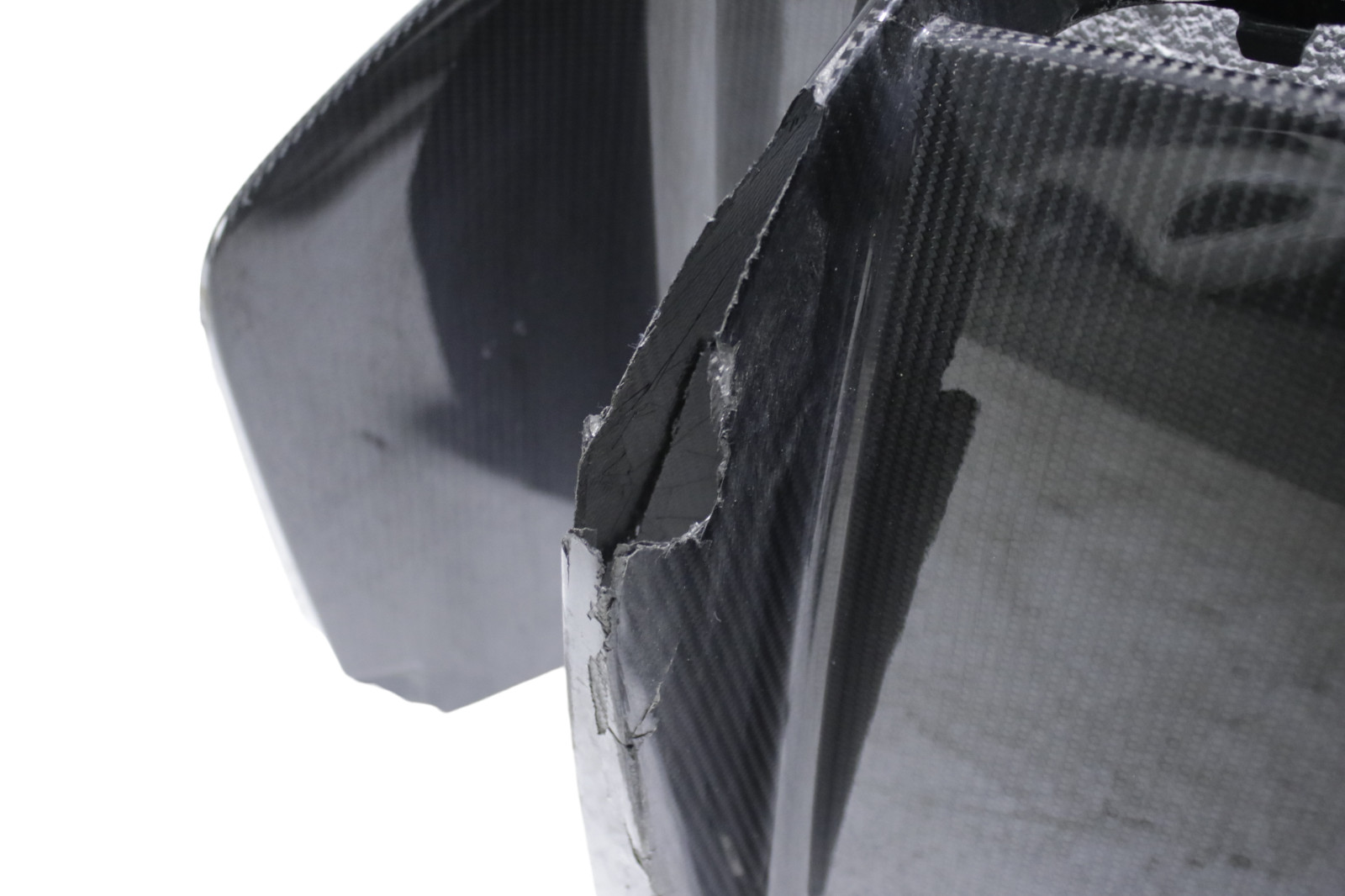 *Damaged* Audi R8 V10 Rear Bumper Carbon Fiber Valance Diffuser 2017 2018 OEM
