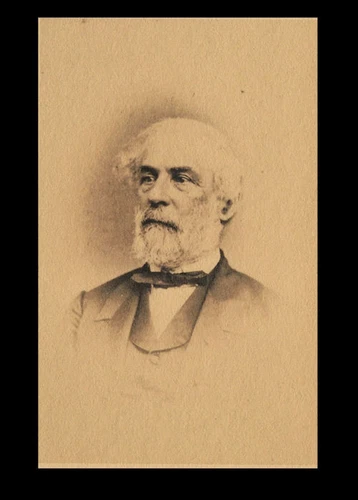 Gen Robert E Lee Civil War Confederate Photo Reprint On 100 Year Old Paper