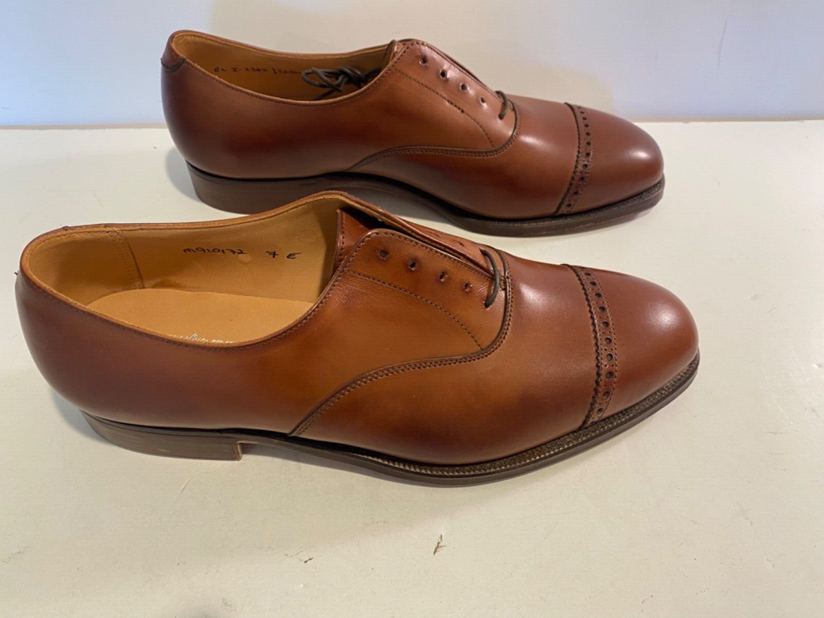 RALPH LAUREN Crockett&Jone シガー Crockett & Jones for Polo Ralph Lauren cap toe oxford Shoes black